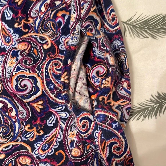 Lands' End Purple Sleeveless V-Neck coverup 1X - Picture 5 of 8